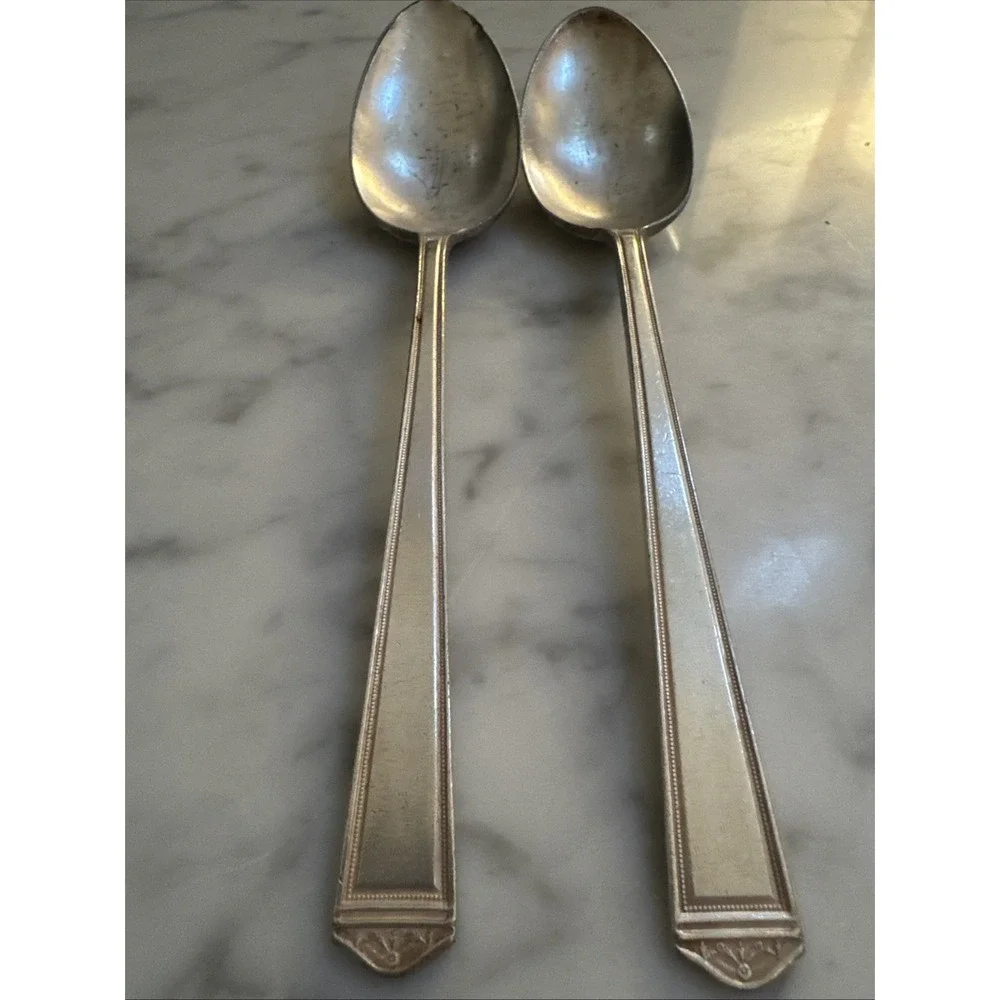1847 Rogers Bros ANNIVERSARY International Silver Plate Flatware Serving Spoon-2